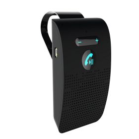 Bluetooth Handsfree Car Kit 5.0 Sun Visor Clip Wireless Audio Receiver Speakerphone Loud Speaker Music Player with Microphone - China