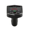 KEBIDU Car Bluetooth 5.0 FM Transmitter 3.1A Dual USB Fast Charger Wireless Handsfree Audio Receiver Auto MP3 Player For Car - as show