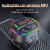 Korseed Car FM Transmitter Bluetooth 5.0 MP3 Audio Player QC3.0+PD Fast Charging Wireless Handsfree Car Kit with LED Backlit - T86S