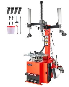 Tire Changer Machine, 1.5HP Copper Motor, Durable Tire Changer with Air Pressure Gauge & Pneumatic Assist Arm