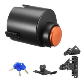 Trailer Lock, Fits 2-5/16-Inch Cast Ball Couplers, Heavy Duty Hitch Lock with 3 Keys Secures Security Chains, Corrision-resistant