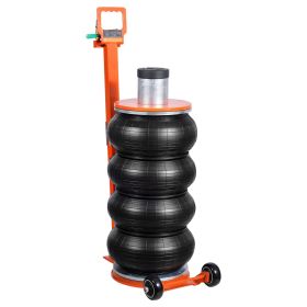 Air Jack, 6 Ton/13000 lbs, 2-5 S Pneumatic Lifting Jack with Heightened Column & Adjustable Handle