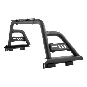 Truck Bed Roll Bar, Universal Pickup Sport Adjustable Bar Chase Rack Compatible with Full-Size Truck