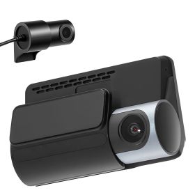 Dash Cam Front and Rear, 4K+1080P, WiFi APP Control, Dual Channel Dash Camera for Cars with Built-in GPS, G-Sensor, Front 123° & Rear 125°