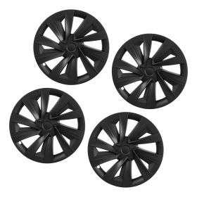 Hubcaps Wheel Covers for 2025 Tesla Model Y, 19 Inch Set of 4 Wheel Rim Cover Hubcaps OEM Style Replacement, R19 Size Snap On Car Hub Caps