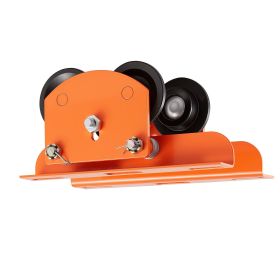 Electric Hoist Manual Trolley, 1100 lbs/0.5 Ton Load for PA200 PA250 PA300 PA400 PA500, Push Beam Trolley with Dual Wheels