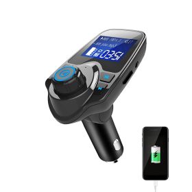 Car Wireless FM Transmitter with USB Charger Port - As pic show - Style B