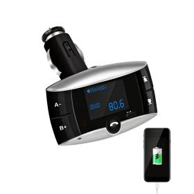 Car Wireless FM Transmitter with USB Charger Port - As pic show - Style A