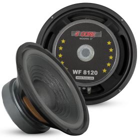 5 Core Car Subwoofer 8" 1000W Pro Audio Deep Bass Component Sub Woofer 4Ohm Replacement Loud Speaker - 1pc
