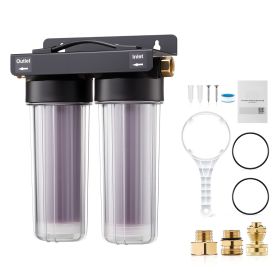 Deionized Water System for Car Wash, Spotless Car Wash Water System with 2 x 0.5L Color Changing Resin
