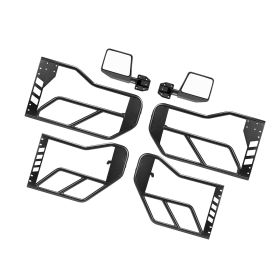 Jeep Tube Doors, 4-Door, Compatible with 2007-2018 Jeep Wrangler JK JKU Unlimited