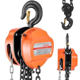Hand Chain Hoist, 2 Ton 4400 lbs Capacity, Manual Chain Block with Upgrade G80 Galvanized Chain, 10 ft Lifting Height