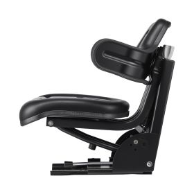 Universal Forklift Seat Wrap Around, Universal Tractor Seat with Micro Switch, Adjustable Tractor Suspension Seat with Tilt Fits for John Deere,