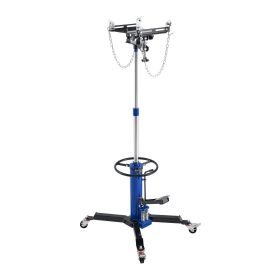 Hydraulic Transmission Jack, 1322 lbs / 0.6 Ton Lifting Capacity Telescoping Transmission Jack with Foot Pedal, Dual Telescopic Trans