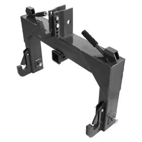3-Point Quick Hitch with 2 in Receiver, 3000 Lbs Lift Capacity, 3-Pt Hitch with 5 Level Adjustable Bolt, Adaptation to Category 1 & 2 Tractor
