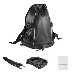Motorcycle Tail Bag, 10 L Motorcycle Rear Seat Bag with Waterproof Rain Cover