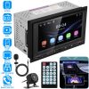 7In Universal Wireless Car MP5 Player 1080P Video Player Stereo Audio FM Radio - Black