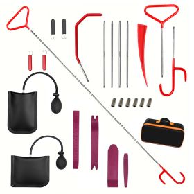 Truck 5th wheel pull hook 1 set - Long distance hook/tool truck emergency hook Tree cleaning hook Red hook trailer box Heavy duty