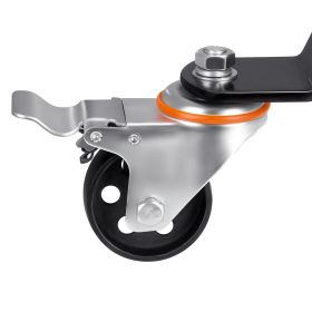 Transmission Jack, 33"-67" High Lift, 1100 lbs Hydraulic Telescoping Transmission Jack, 2-Stage Floor Jack Stand 1/2 Ton Capacity with Foot Pedal
