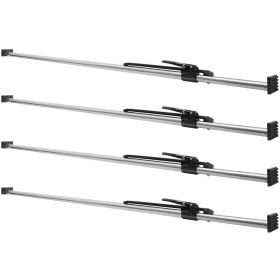 Cargo Bar, Ratcheting Cargo Bar Adjustable from 89" to 104", Heavy-duty Steel Cargo Stabilizer Bar with 309 lbs Capacity