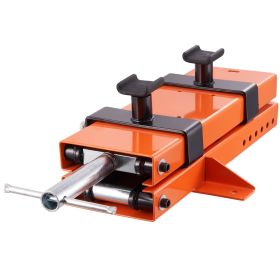 Motorcycle Lift, 500 kg Motorcycle Center Scissor Lift Jack with Saddle & Safety Pin, Steel Motorcycle Jack Hoist Stand for Street Bikes