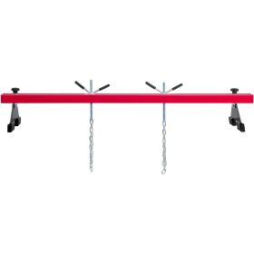 Engine Support Bar 1100 Lbs Capacity Engine Transverse Bar Engine Hoist 2 Point Lift Holder Hoist Dual Hooks