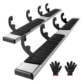 Running Boards, 6" Step Bars Compatible with 2019-2023 Chevy Silverado/GMC Sierra 1500/2020-2024 Silverado/Sierra 2500/3500HD Crew Cab
