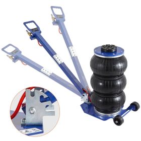 Air Jack, 3 Ton/6600 lbs Triple Bag Air Jack, Airbag Jack with Six Steel Pipes, Lift up to 17.7", 3-5 s Fast Lifting Pneumatic Jack