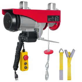 Electric Hoist 1760lbs with 14ft Wired Remote Control, Electric Hoist 110 Volt with 40ft Single Cable Lifting Height & Pure Copper Motor