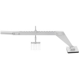 Dent Pull Lever Bar 6 Claw Hook Dent Puller Single Leg Lifter Portable Dent Pull Bar Aluminum Alloy for Car Dent Repairing