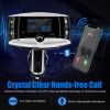 Car Wireless FM Transmitter with USB Charger Port - As pic show - Style A