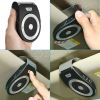 Car Wireless Speakerphone Wireless V4.1 In-Car Speaker Hands-free Calling Music Player Sun Visor Audio Receiver Car Kit - Black