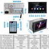 7In Universal Wireless Car MP5 Player 1080P Video Player Stereo Audio FM Radio - Black
