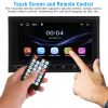 7In Universal Wireless Car MP5 Player 1080P Video Player Stereo Audio FM Radio - Black
