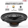 5Core 6x9 Car Speaker 800W  Pair 4Ohm 4 Way Coaxial Speaker Audio w Super Tweeter Universal Fit - CS 69 4W WoG