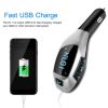 Car Peripheral Accessories Car Wireless FM Transmitter with USB Charger - As pic show - Style C