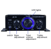 400W 12V 2 Channel Powerful Stereo Audio Power Amplifier HiFi Bass Amp Car Home - Default Title