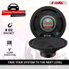 5 Core 6 Inch Subwoofer 300W Car Audio Sub Woofer 4 Ohm Deep Bass Replacement Loud Speaker - WF 672 2 PCS