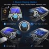 Car Wireless FM Transmitter with USB Charger Port - As pic show - Style B