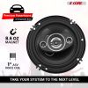 5Core Coaxial Car Door Speakers 6' Pair 500W 4Ohm 2 Way Component Subwoofer Audio w Super Tweeter - CS 06 2W WoG