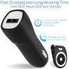 Car Wireless Speakerphone Wireless V4.1 In-Car Speaker Hands-free Calling Music Player Sun Visor Audio Receiver Car Kit - Black