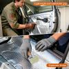 Automotive Sound Deadening Seam Roller - PU Rubber with Wood Handle - for Heat Shield, Car Audio & Mat Installation, Wallpaper & Laminate - 4.3 ounces
