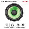 5 Core 8 Inch Subwoofer 900W PA DJ Sub Woofer Speaker 8Ohm w Deep Bass Replacement Component Speaker - Green