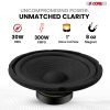 5 Core 6 Inch Subwoofer 300W Car Audio Sub Woofer 4 Ohm Deep Bass Replacement Loud Speaker - WF 672 2 PCS