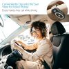 Car Wireless Speakerphone Wireless V4.1 In-Car Speaker Hands-free Calling Music Player Sun Visor Audio Receiver Car Kit - Black