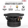5Core 6.5 Inch Car Subwoofer Dual 4Ohm 1000W Speaker Sub Woofer Driver Aluminum Frame 6.5' Woofers - WF 6.5140 DBL D4
