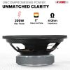 5 Core Car Subwoofer 8" 1000W Pro Audio Deep Bass Component Sub Woofer 4Ohm Replacement Loud Speaker - 1pc
