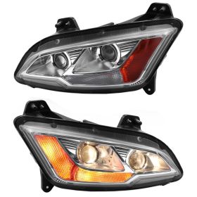Pair Headlights Assembly Compatible With 2022- Peterbilt 579 (Option: 1 pair)