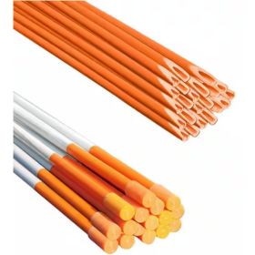 Snow Marker,rod 0.25x48inch,orange,20pcs (Option: 1.22m)
