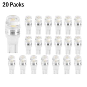 20Pcs Per Kit LED Car Light Bulbs 500lm T10 2323SMD 6500K White Auto Lamps Replacement For Dome Map Door Trunk Signal License Plate (Option: 20Pcs)